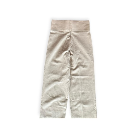 Peter Nygard pants straight slim leg elastic band waistband pants khaki legging - Picture 5 of 10